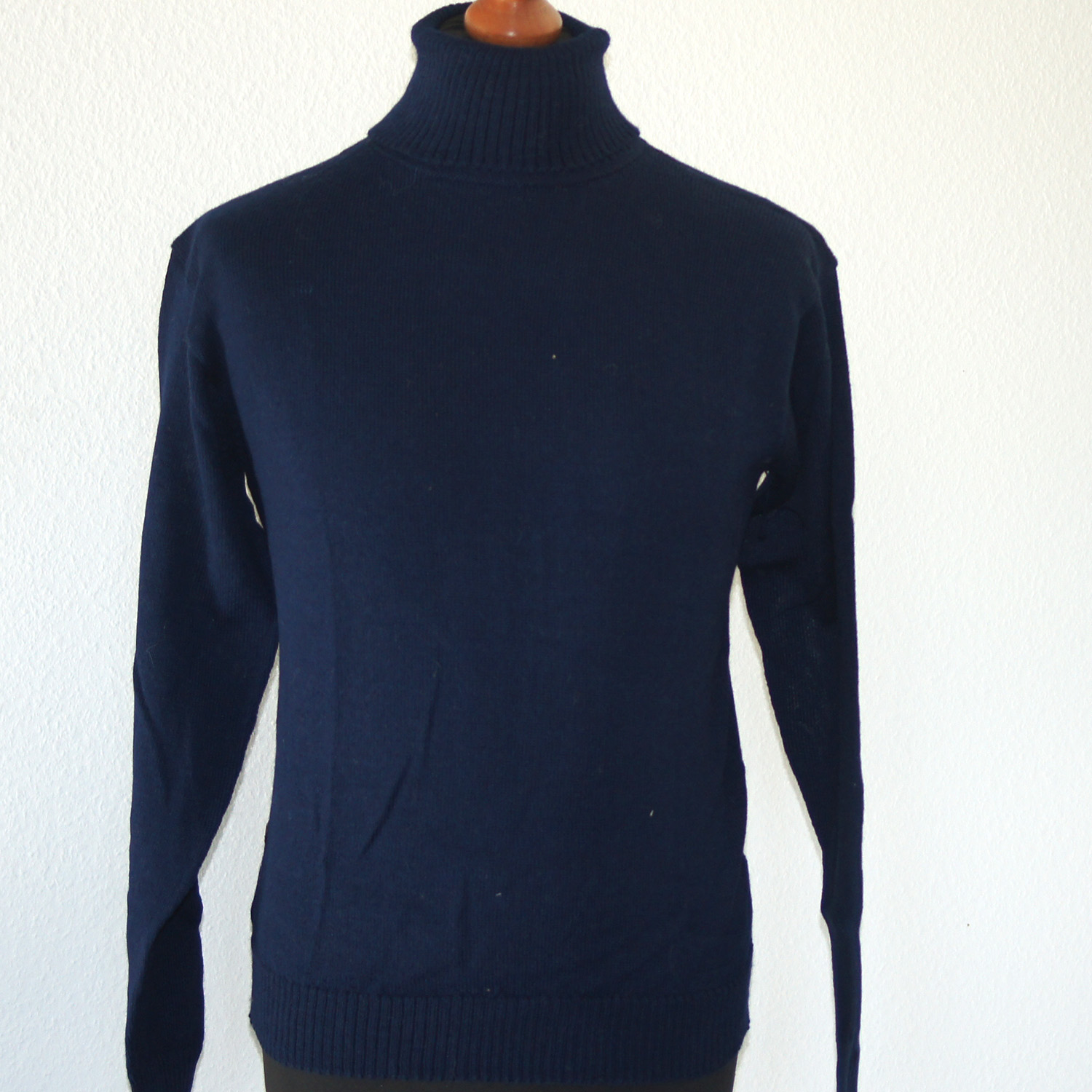 Rollkragenpullover/turtleneck sweater CLASSIC, Farbe/colour: navy, Größe/size: S